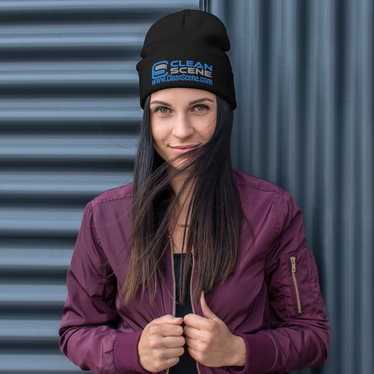 Clean Scene - Embroidered Beanie