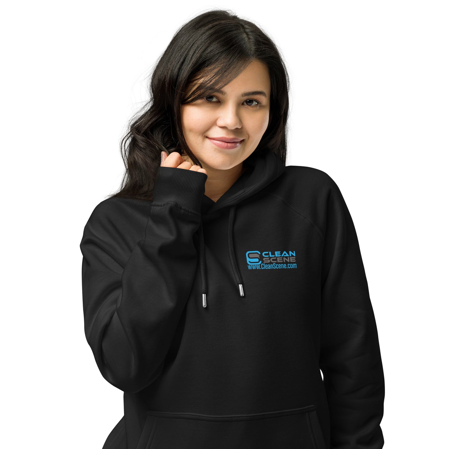 Clean Scene - Unisex eco raglan hoodie