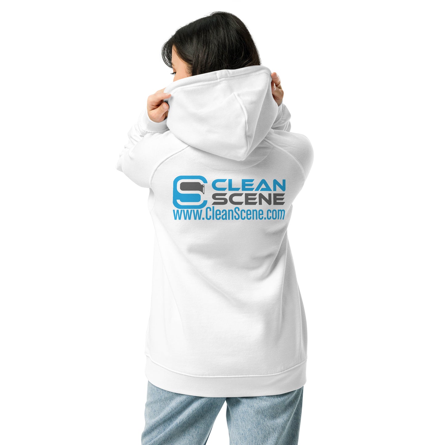 Clean Scene - Unisex eco raglan hoodie