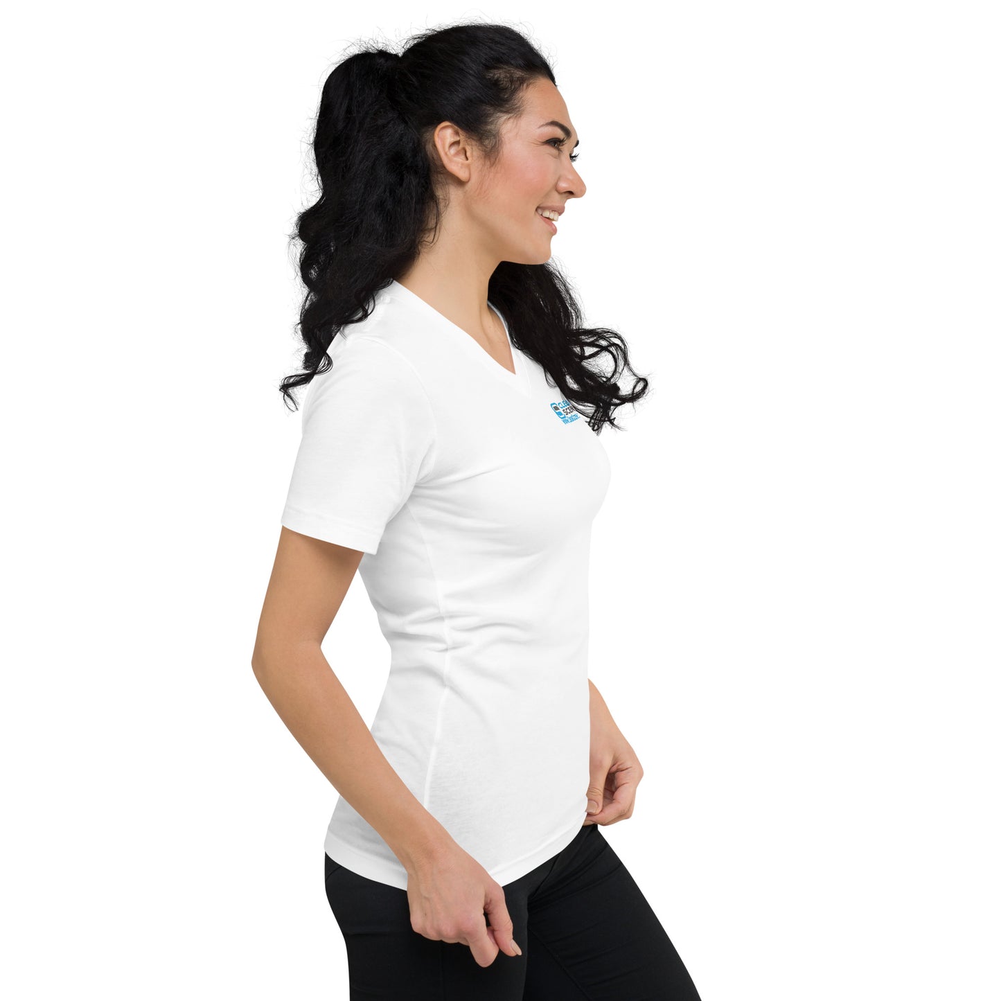 Clean Scene - Unisex Short Sleeve V-Neck T-Shirt