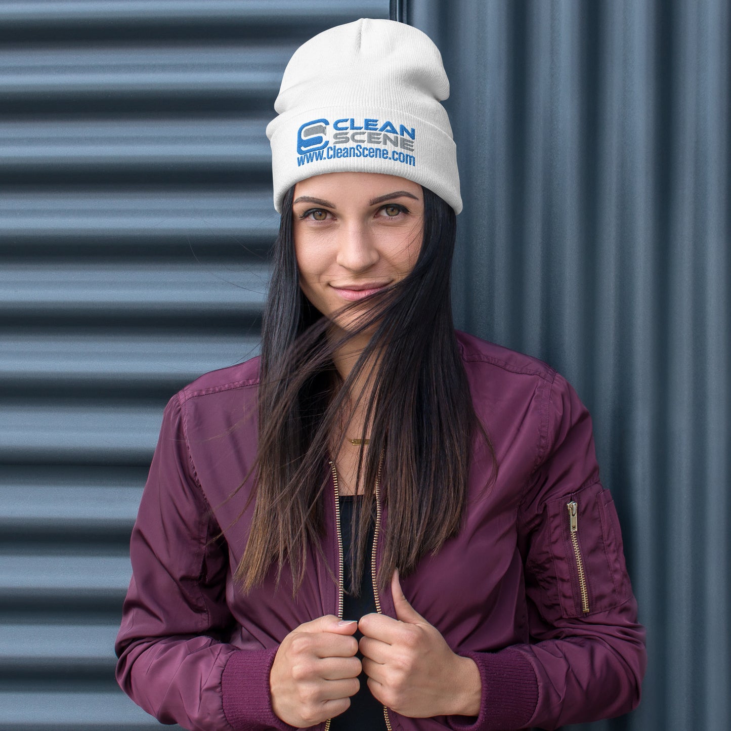 Clean Scene - Embroidered Beanie