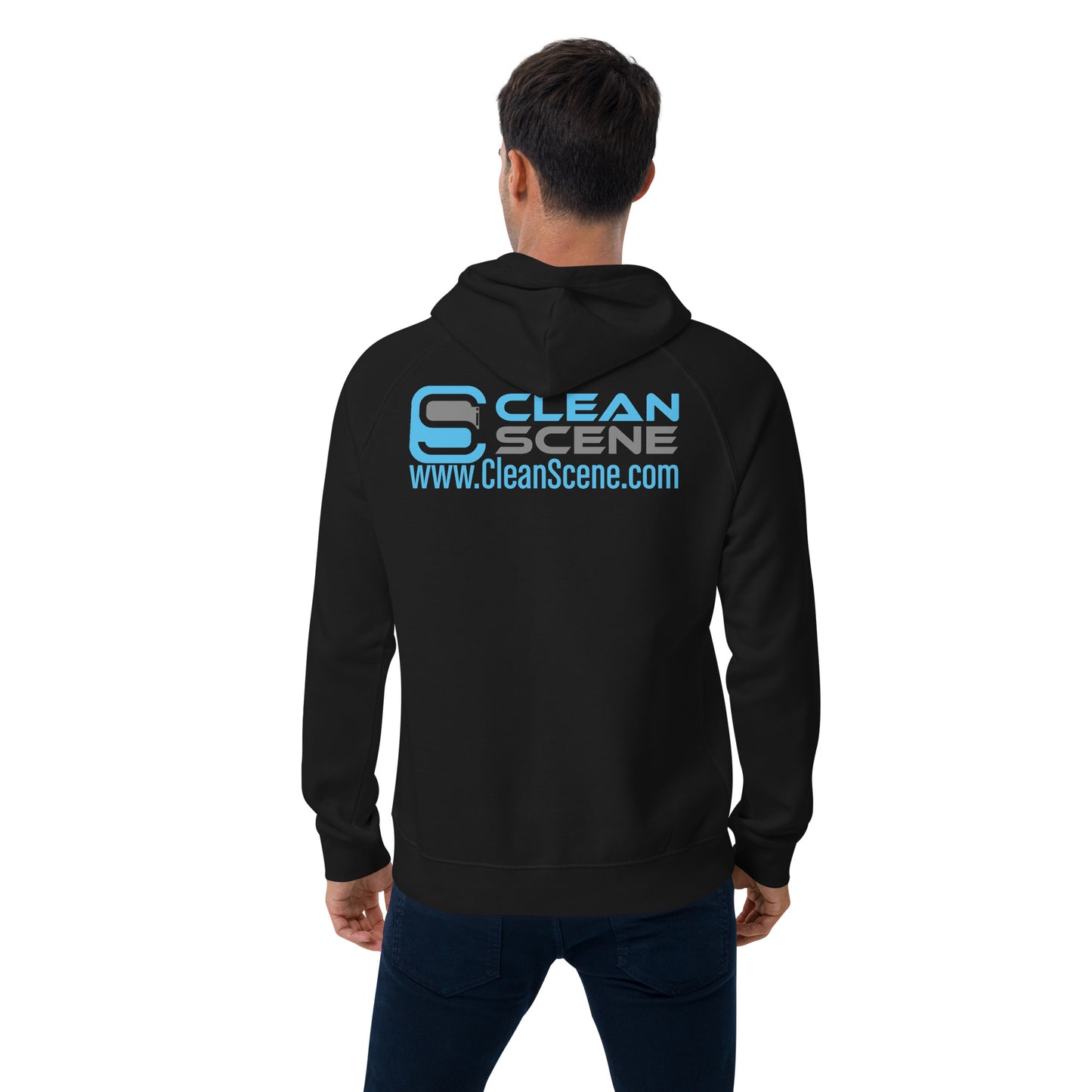 Clean Scene - Unisex eco raglan hoodie