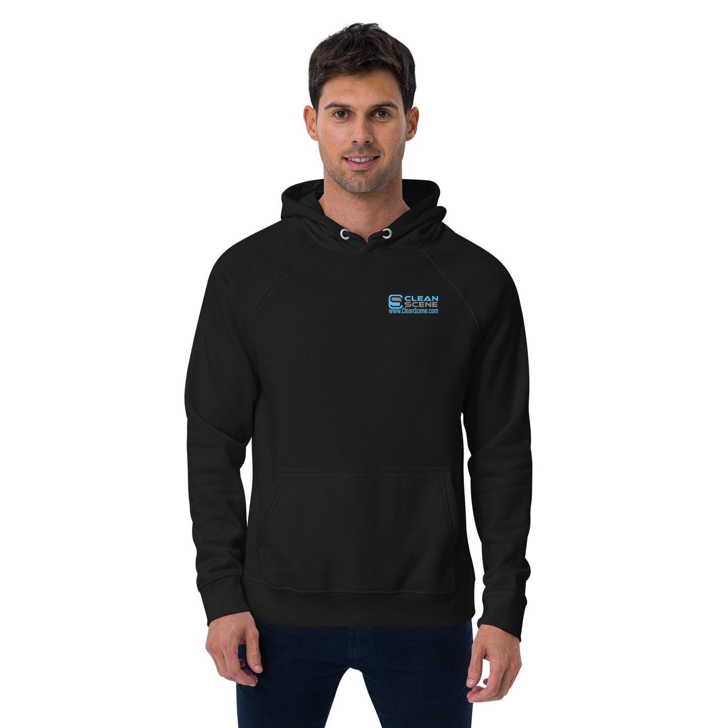 Clean Scene - Unisex eco raglan hoodie