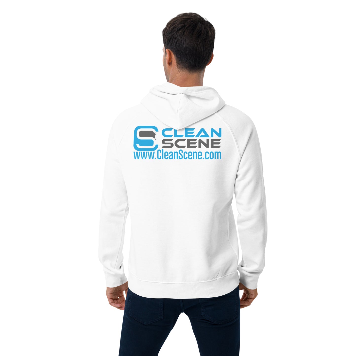 Clean Scene - Unisex eco raglan hoodie