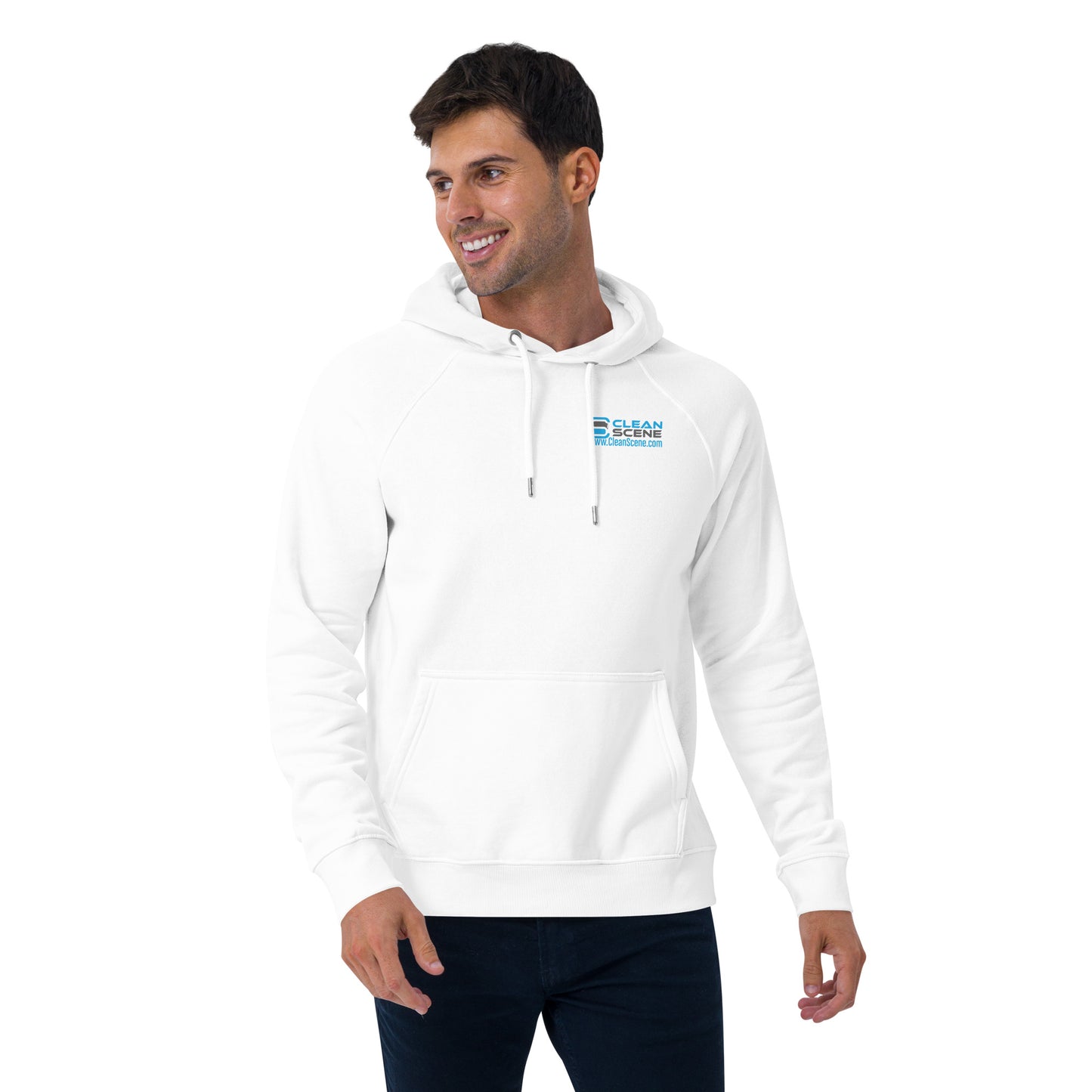 Clean Scene - Unisex eco raglan hoodie