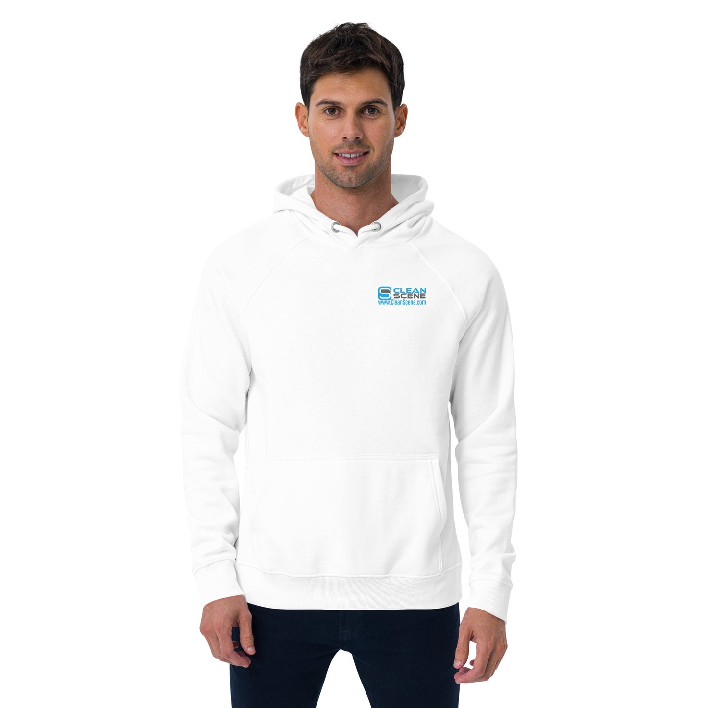 Clean Scene - Unisex eco raglan hoodie